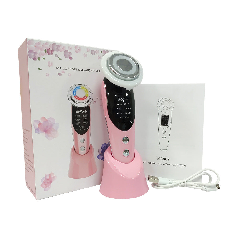 Anti-aging microcurrent face wand