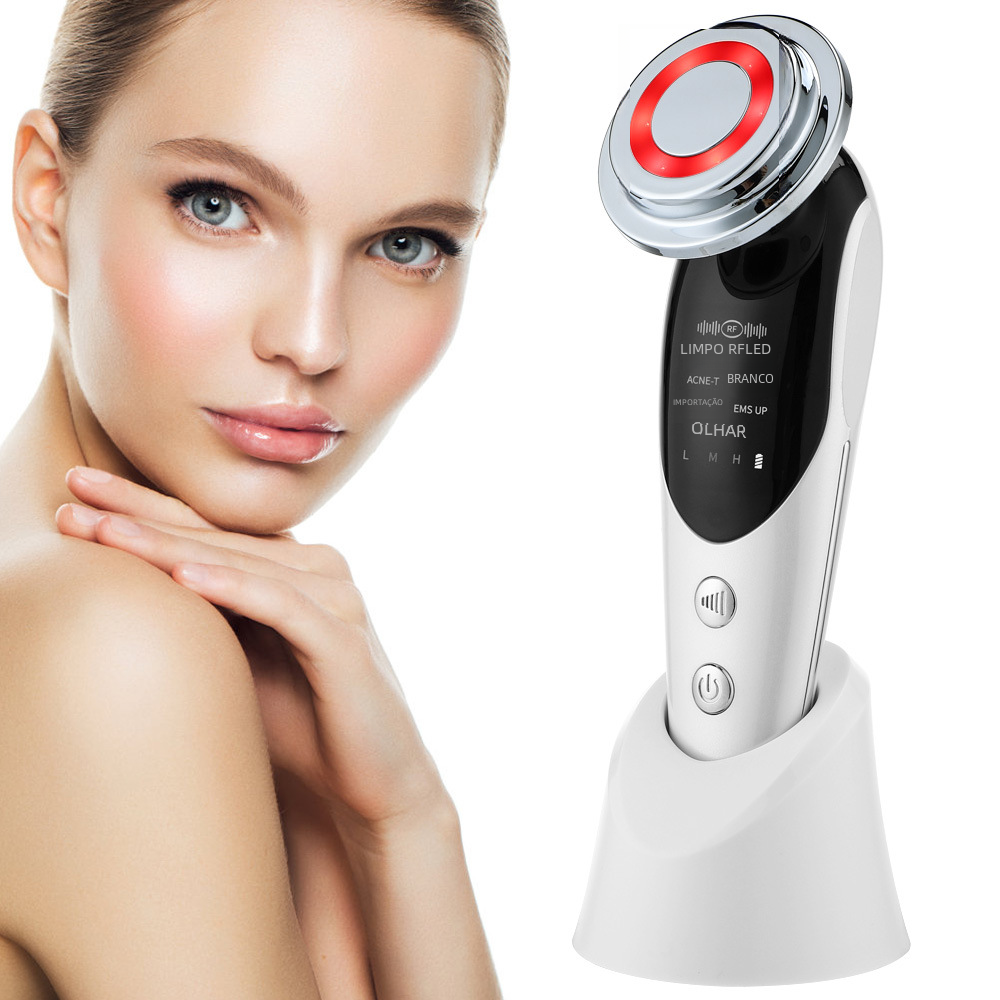 EMS microcurrent beauty device pink