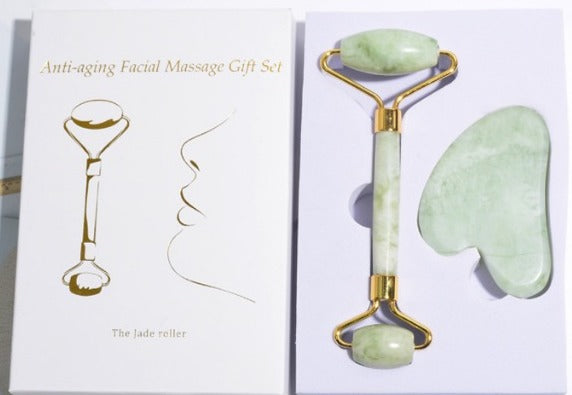 Jade roller and gua sha gift box Roselyn Beauty