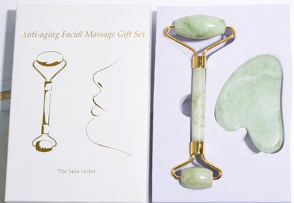 Jade roller and gua sha gift box Roselyn Beauty